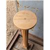 Image 2 : Tall wooden plant stand - 30.5"H x 7"across