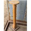 Image 3 : Tall wooden plant stand - 30.5"H x 7"across