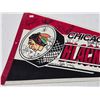 Image 2 : Chicago Blackhawks pennant flag - cannot verify authenticity of signatures