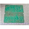 Image 2 : Pair of 1969 Saskatchewan license plates - 266-802