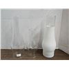 Image 2 : 3 Glass oil lamp glass lampshades
