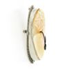 Image 5 : Vintage 14k Gold Carved Shell Cameo & Detailed Filigree Frame Pin Brooch Pendant