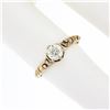 Image 3 : Antique Victorian 14k Gold 0.46 ctw GIA Old European Diamond Petite Solitaire Ri
