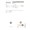 Image 5 : 1.20 ctw UNHEATED Blue Sapphire and 0.22 ctw Diamond Platinum Ring (GIA CERTIFIE