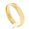 Image 6 : NEW Mens Classic 14K Yellow Gold 4.9mm Plain Dome Polished Wedding Band Ring
