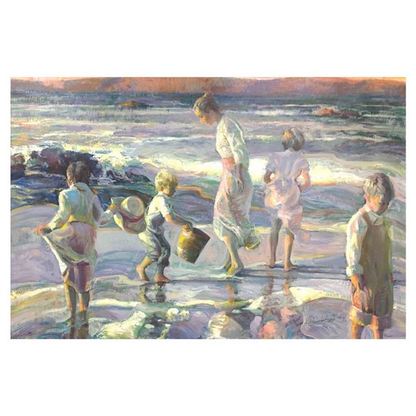 Frolicking at the Seashore by Hatfield, Don