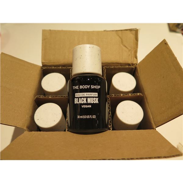Qty 6 Bottles The Body Shop Black Musk Eau de Parfum