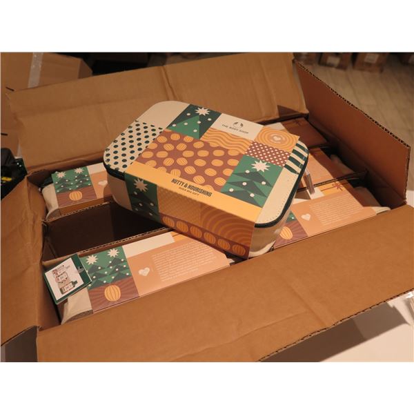 Qty 6 The Body Shop Nutty & Nourishing Shea Big Gift Boxes