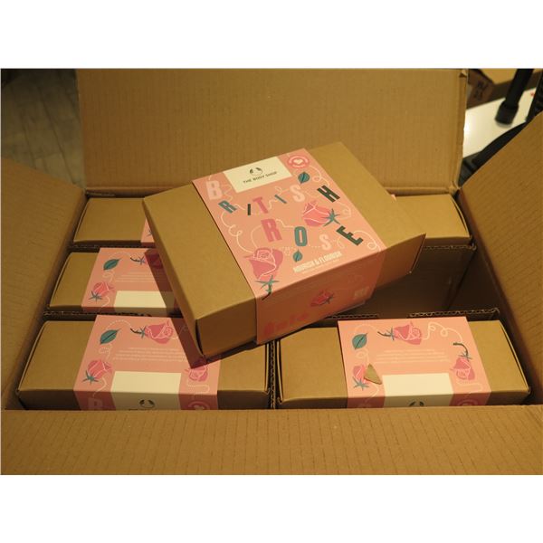 Qty 6 The Body Shop Nourish & Flourish British Rose Gift Boxes