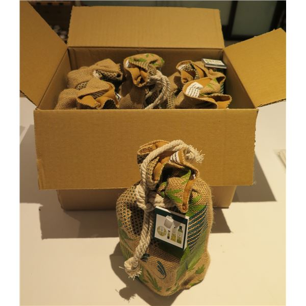 Qty 6 The Body Shop Hemp G2 Collection Gift Bags