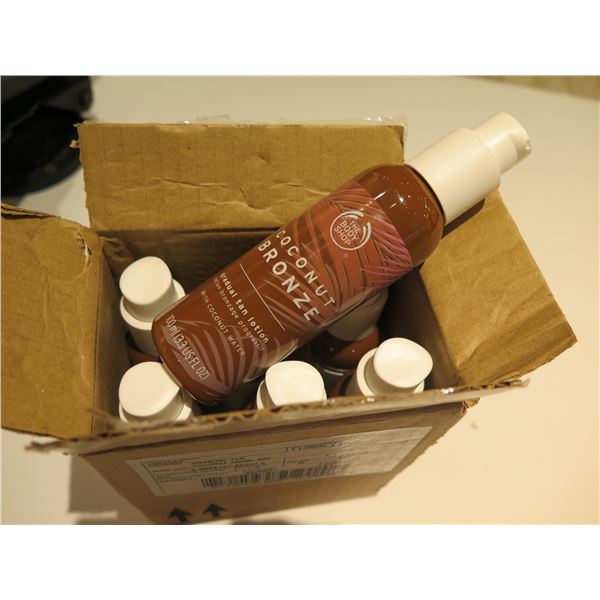 Qty 6 Bottles The Body Shop Coconut Bronze Tan Lotion