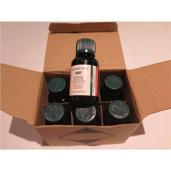 Qty 6 Bottles The Body Shop Boost Essential Oil Blend