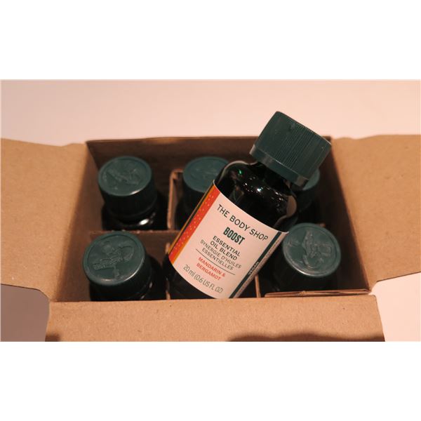 Qty 6 Bottles The Body Shop Boost Essential Oil Blend