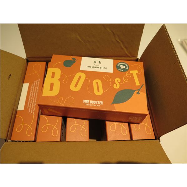 Qty 6 The Body Shop Vibe Booster Discovery Kits