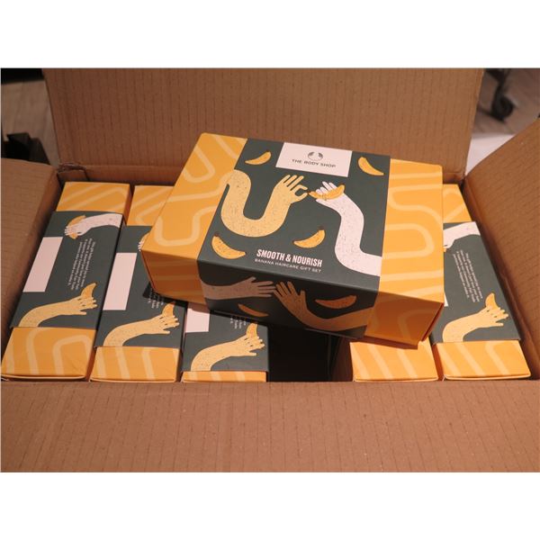Qty 6 The Body Shop Smooth & Nourish Banana Haircare Gift Set