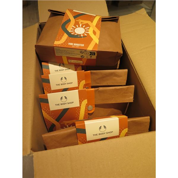 Qty 6 The Body Shop Vibe Booster Gift Bag Sets