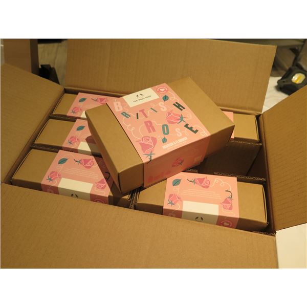 Qty 6 The Body Shop British Rose Gift Boxes