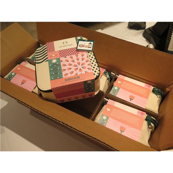 Qty 6 The Body Shop Bloom & Glow British Rose Essentials Gift Boxes
