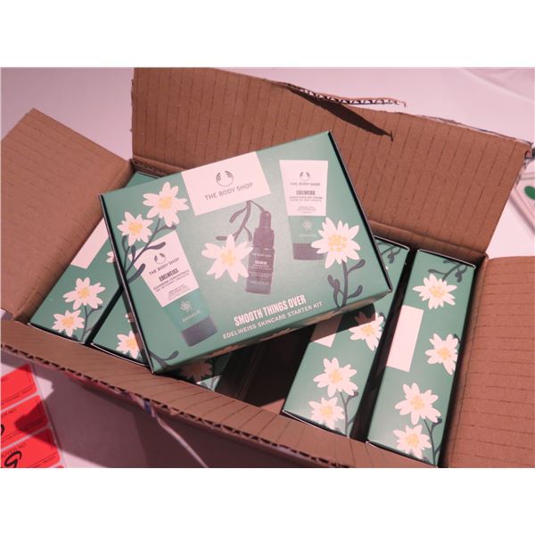 Qty 6 The Body Shop Smooth Things Over Edelweiss Skincare Starter Kits