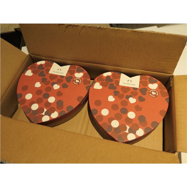 Qty 6 The Body Shop Sweetest Strawberry Heart Gift Boxes