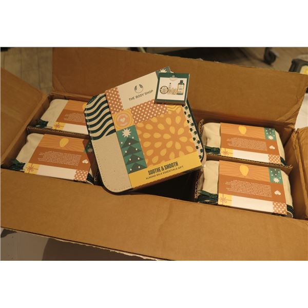 Qty 6 The Body Shop Soothe & Smooth Almond Milk Essentials Gift