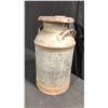 Image 2 : VINTAGE DAIRY MILK CAN 24"H