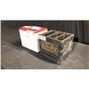 Image 2 : SHELL DISPLAY BATTERY (DRY) AND EXIDE 6V BATTERY OPEN CASE 9" X 8"