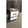 Image 1 : SERVICE STATION DOUBLE SIDED AIR/WATER BOX SIGN 10" X 10" X 6"