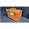 Image 2 : MACHINIST TOOL WOODEN CHEST NEAR NEW CONDITION 17" X 9" 11"