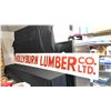 Image 1 : HOLLYBURN LUMBER 16' X 2' HAND PAINTED SIGN