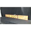 Image 4 : 4 ORIGINAL HAND PAINTED 8' X 1' SHELL WOODEN ADVERTISING SIGNS;  BRAKES ALIGNMENT, TUNE-UPS AND