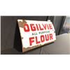 Image 2 : OGILVIE FLOUR 2' X 3' PORCELAIN SIGN