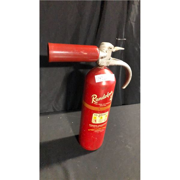 RANDOLPH FIRE EXTINGUISHER