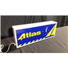 Image 1 : ATLAS 110 VOLT 26" X 11" NEW OLD STOCK CLOCK