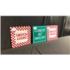Image 1 : 3 RAILWAY SWITCH SIGNS