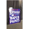 Image 1 : SATIN-GLOW HEAVY GAUGE 23" X 18" PORCELAIN DOUBLE SIDED SIGN