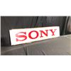 Image 2 : 2 SONY 49" X 12" PLASTIC SIGNS