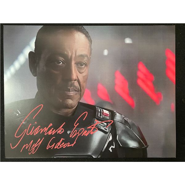 GIANCARLO ESPOSITO SIGNED MANDALORIAN 8 X 10 INSCRIBED "MOFF GIDEON" WWOC COA