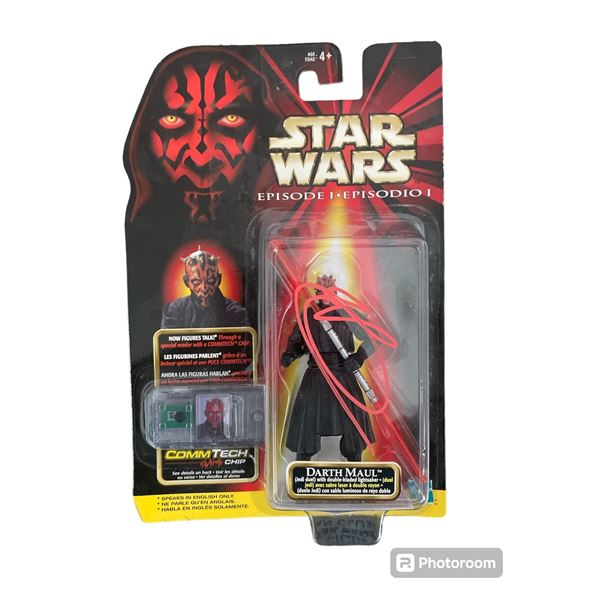 RAY PARK SIGNED STAR WARS DARTH MAUL ACTION FIGURE (WWOC COA)