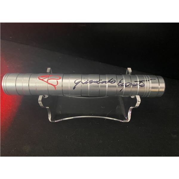 GIANCARLO ESPOSITO AND RAY PARK DUAL SIGNED VILLAINS LIGHTSABER (WWOC COA)