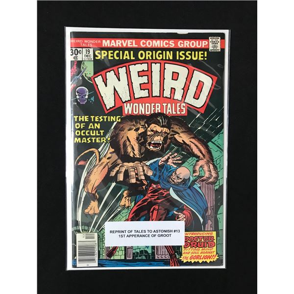MARVEL COMICS WEIRD WONDER TALES NO,19