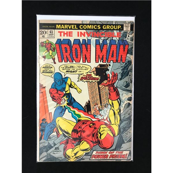 MARVEL COMICS THE INVINCIBLE IRON MAN NO.63