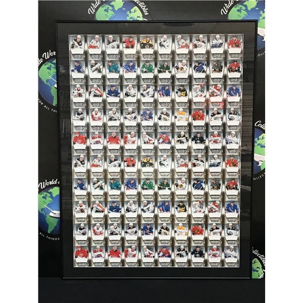2019-20 UPPER DECK THE CUP CUSTOM FRAMED GOLD SPECTRUM ROOKIES UNCUT SHEET
