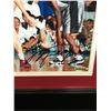 Image 2 : MICHAEL JORDAN SIGNED AND CUSTOM FRAMED YAO MING ROOKIE CAMP DISPLAY (UPPER DECK COA)