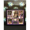 Image 1 : LA LAKERS LEGENDS MULTI SIGNED DISPLAY 36 X 36 (KOBE,CHAMBERLIN,SHAQ, JABBAR…)