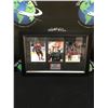 Image 1 : SAM BENNETT SIGNED AND CUSTOM FRAMED CALGARY FLAMES DISPLAY WITH COA