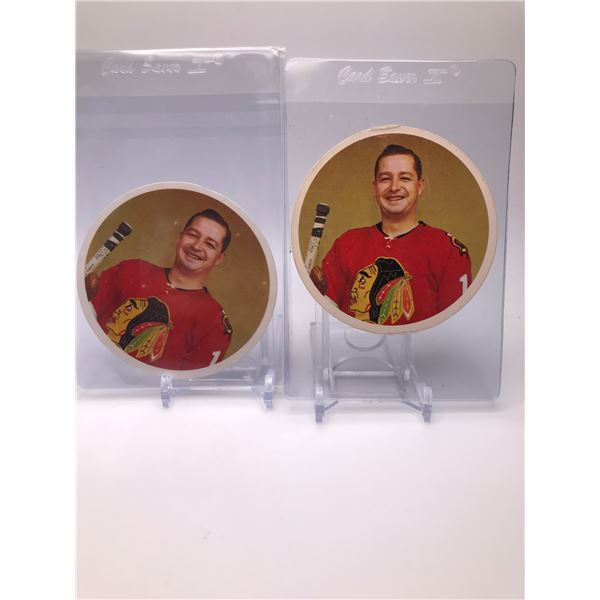 1962-63 EL PRODUCTO NHL HOCKEY CARD DISC GLENN HALL 62/63