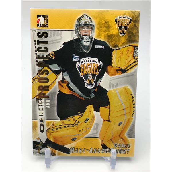 2004 IN THE GAME MARC ANDRE FLEURY PROSPECT ROOKIE CARD