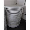 Image 2 : LOT DE 30 ASSIETTES ROND 12”