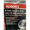 Image 3 : Roberts 36-Tooth Jamb Saw Blade 6-3/16in blade
